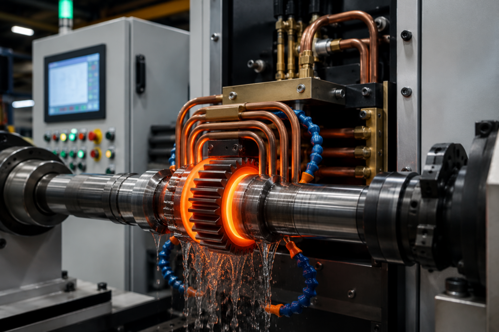 buy induction hardening machine, induction hardening machine price India, best induction hardening machine, induction hardening equipment manufacturer India, IGBT induction machine