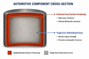 automotive components cross section breakdown